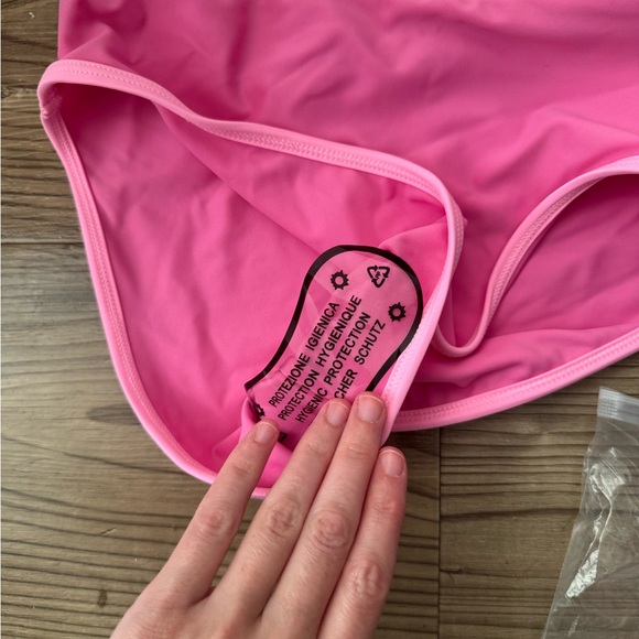 93 Play Street Women's Pink Bikini Bottoms - Picture 3 of 4